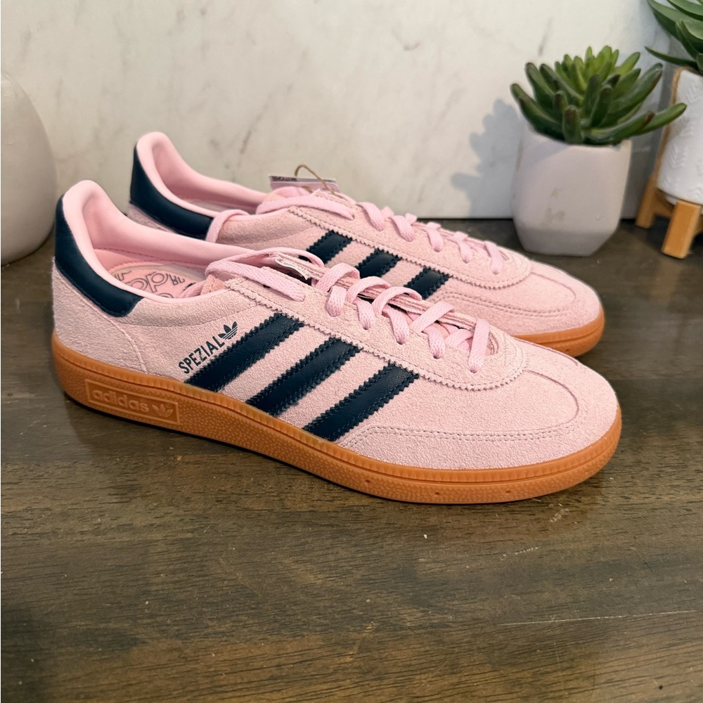 adidas Handball Spezial Clear Pink / Arctic Night / Gum - Picture 9 of 11